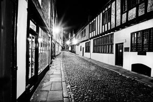 Elm Hill Norwich at Night