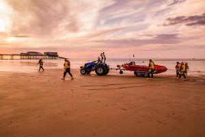 Cromer RNLI Crew on Practice