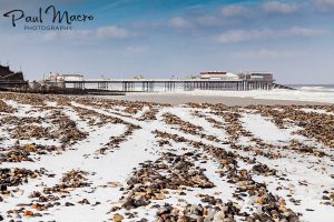 Snowy Cromer Beach & Pier