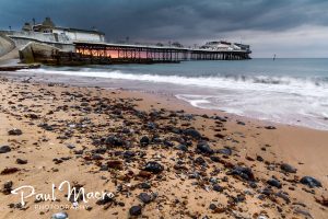 Stormy Cromer Pier Sunset