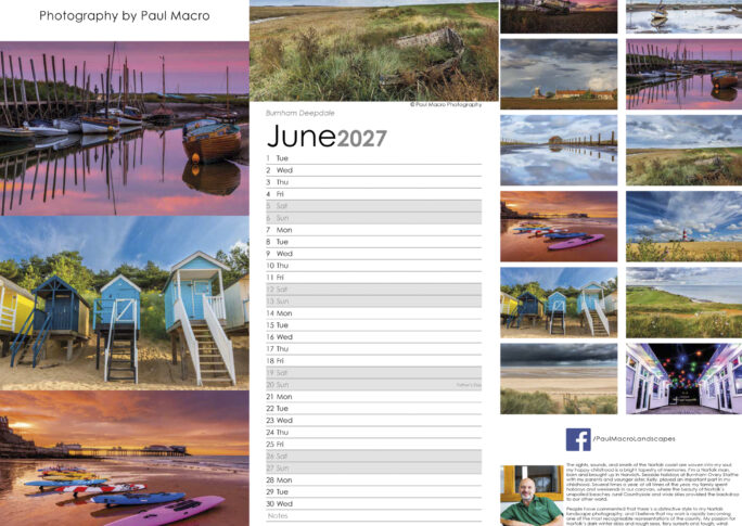 2027 Norfolk SLIMLINE Calendars