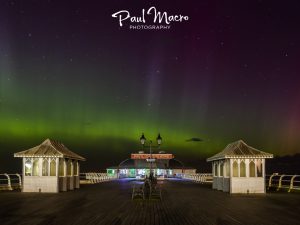 Aurora Borealis 'Norfolk' Lights over Cromer Pier