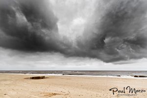 Drama over Hemsby Beach