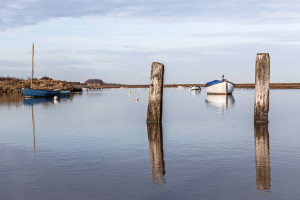 Burnham Overy Staithe Jetty Refelection