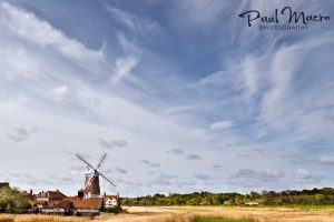 Blue Skies over Cley Windmill