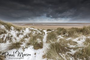 Snowy Brancaster Beach
