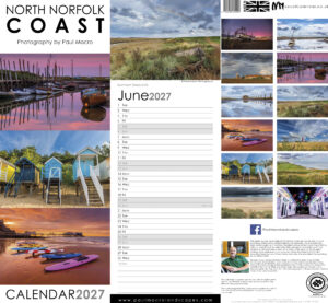 Slimline NORTH NORFOLK COAST 2027 Calendar