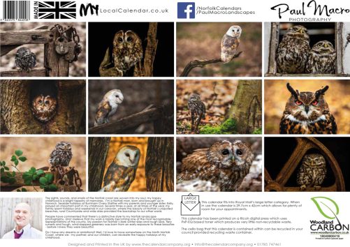 OWLS 2024 Calendar – Paul Macro Photography