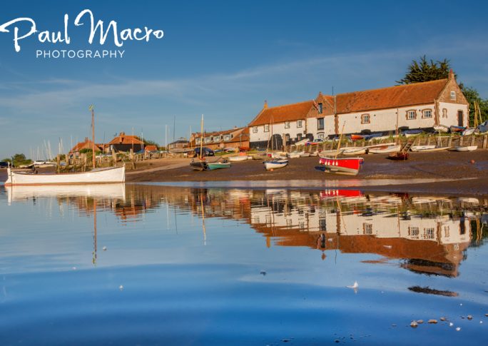 Burnham Overy Staithe Boathouse Reflections