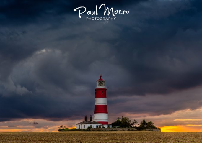 Drama over Happisburgh Lighthouse