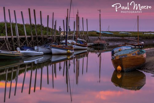 Blakeney Harbour Sunset Reflection