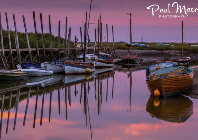 Blakeney Harbour Sunset Reflection