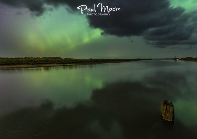 Aurora Borealis 'Norfolk' Lights Blakeney Reflections