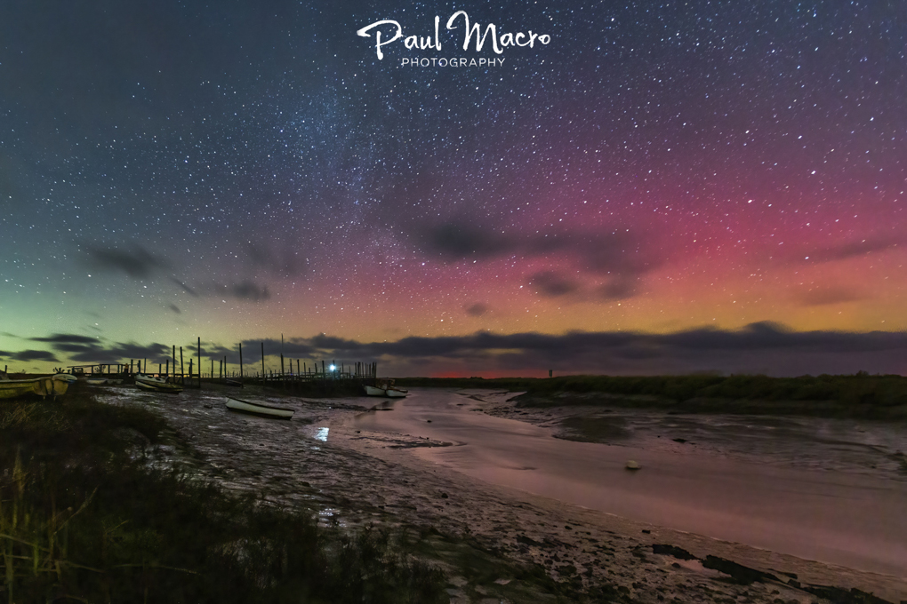 Aurora Borealis 'Norfolk' Lights over Morston