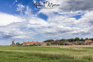 Spring Skies over Cley Windmill