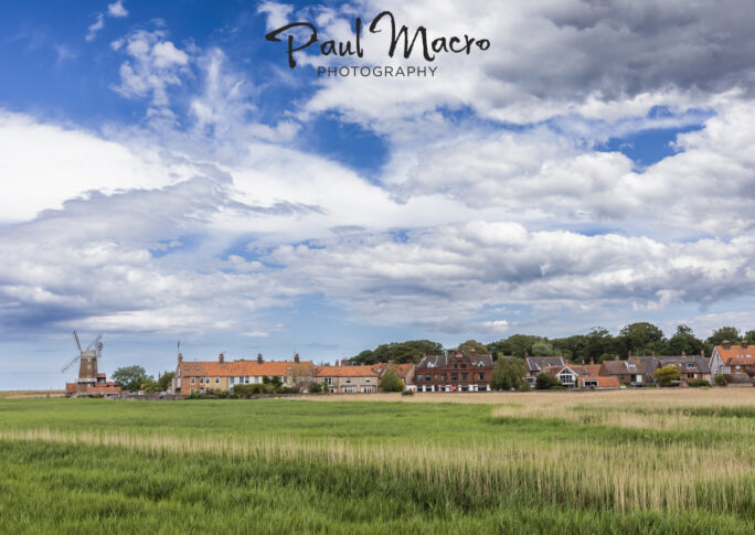 Spring Skies over Cley Windmill