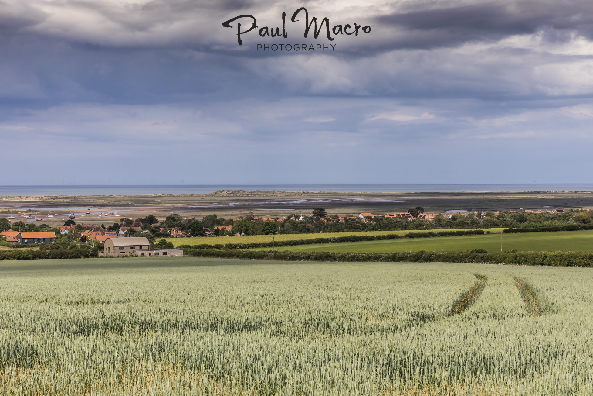 Fields Sweeping to Brancaster Staithe Village
